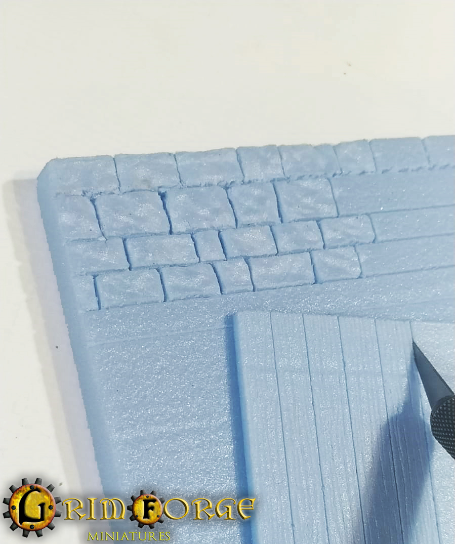 Blue Dustless Carving Foam