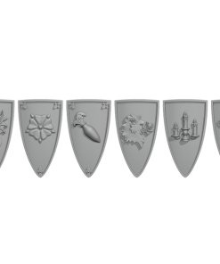 Alternative view of questing Knight's Shields